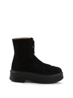 The Row Boots Zipped Boot1 Schwarz Chelsea Ankle Boots