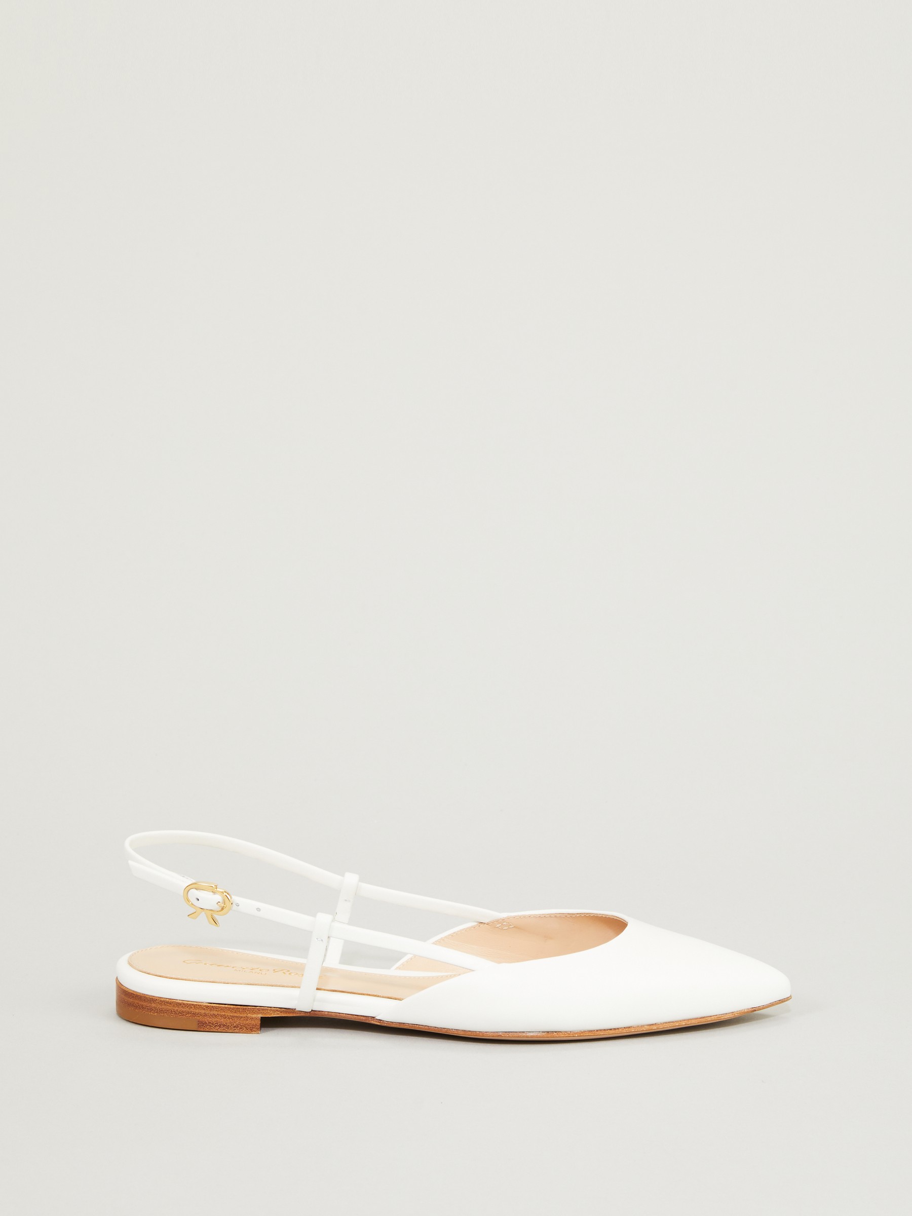 gianvito rossi white slingback