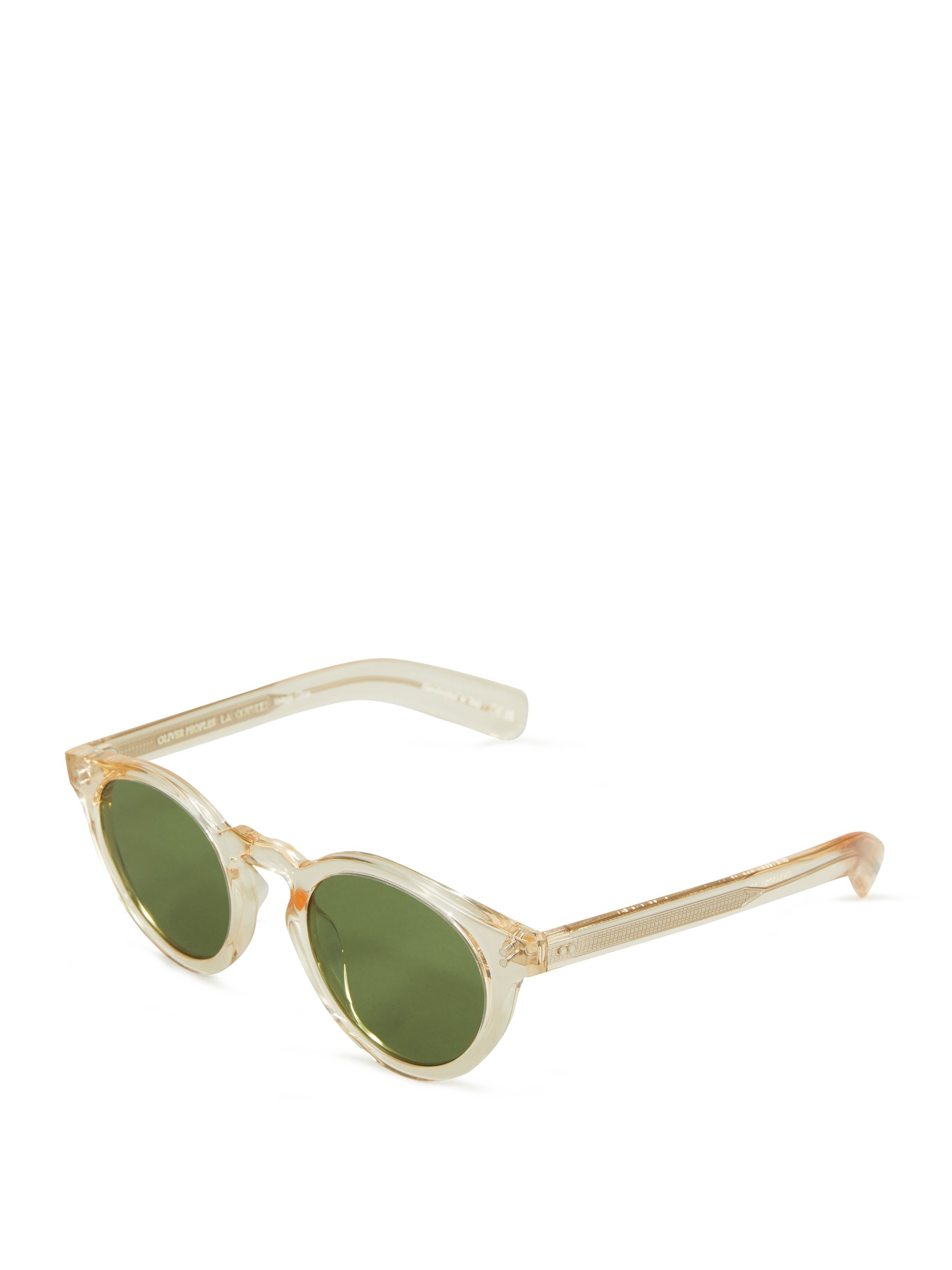 Oliver Peoples Sunglasses 'Martineaux' Beige/Green | Accessories