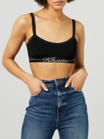 KHAITE Kiki Bralette Top in Black