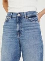 Lotta Luxe Vintage high-rise wide-leg jeans in blue - 7 For All Mankind