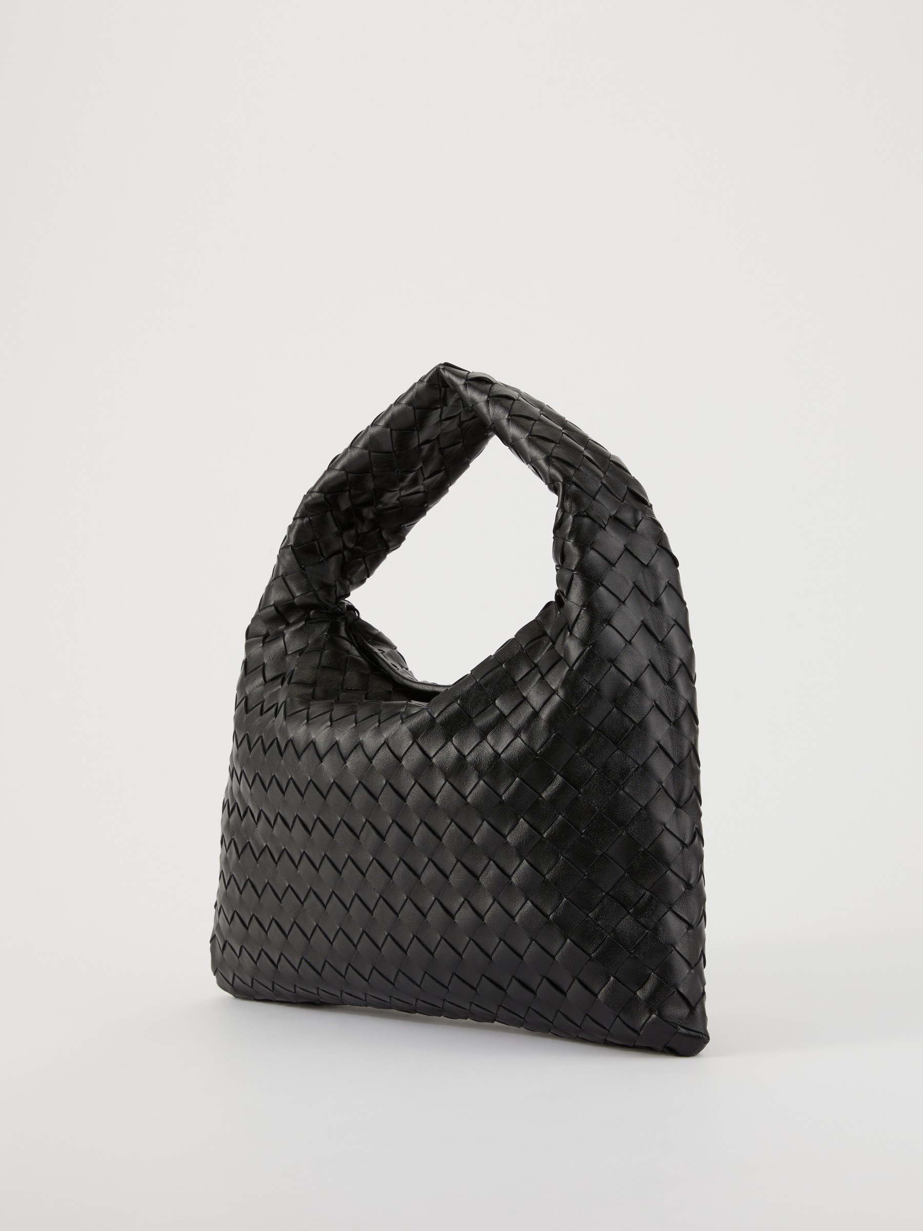 Bottega Veneta Schultertasche 'Small Hop' Black | Handtaschen