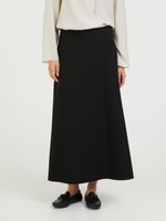 The Row Wool Skirt Flores Black The Row