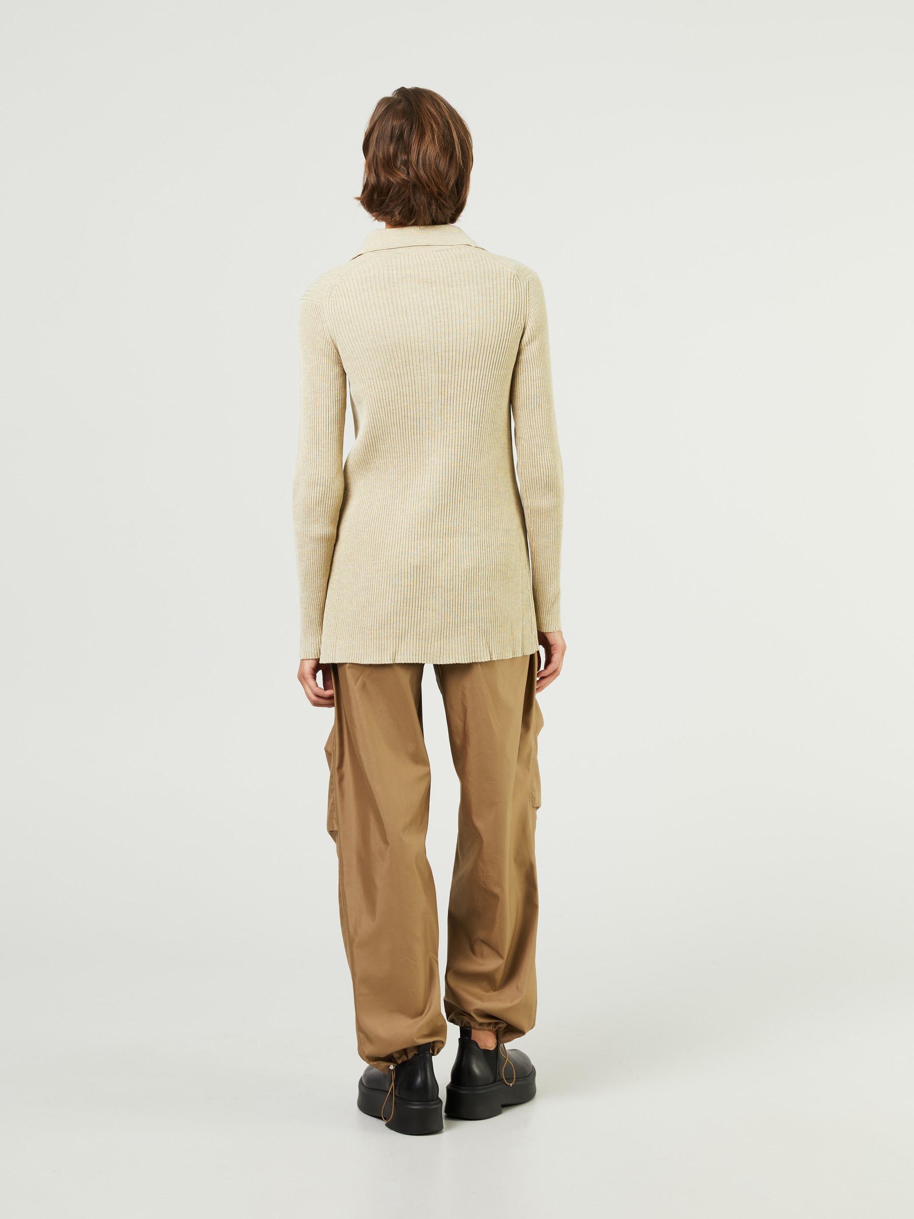 The Row Cardigan Callisto Beige Cashmere Knits