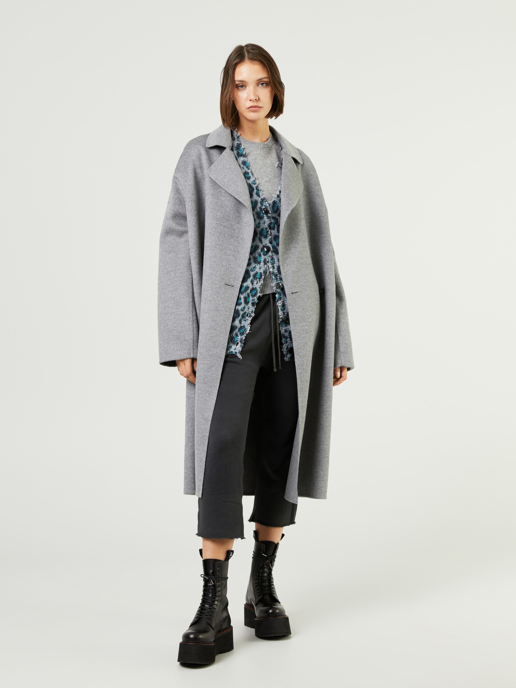 WOMEN FASHION Coats Print discount 91% Brixton Long coat Multicolored L 