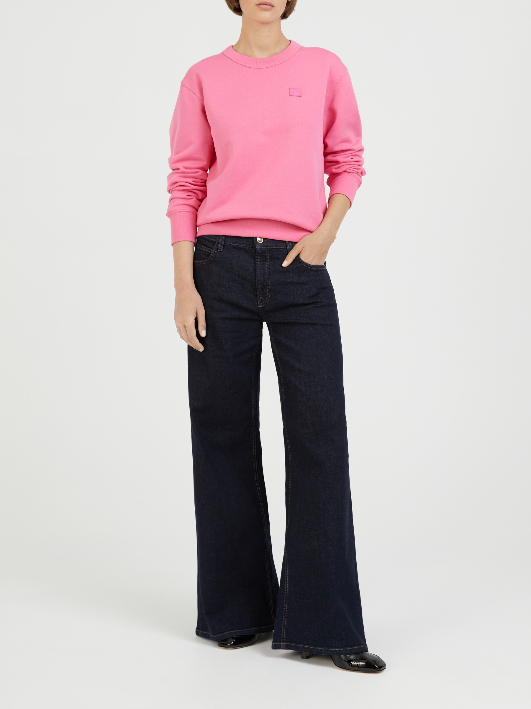 Acne top sweater pink