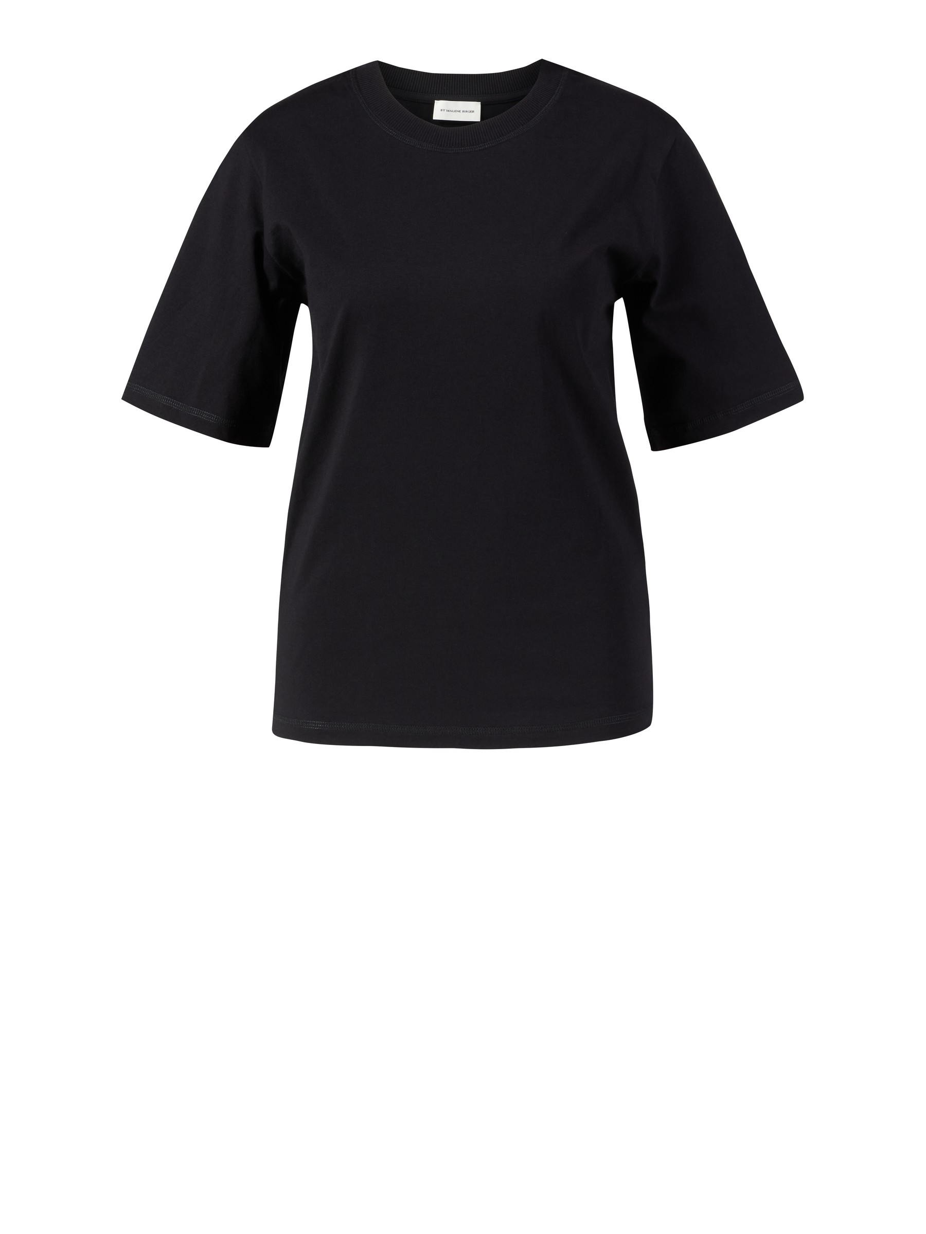 BY MALENE BIRGER T shirt with embroidered logo Hedil Black T