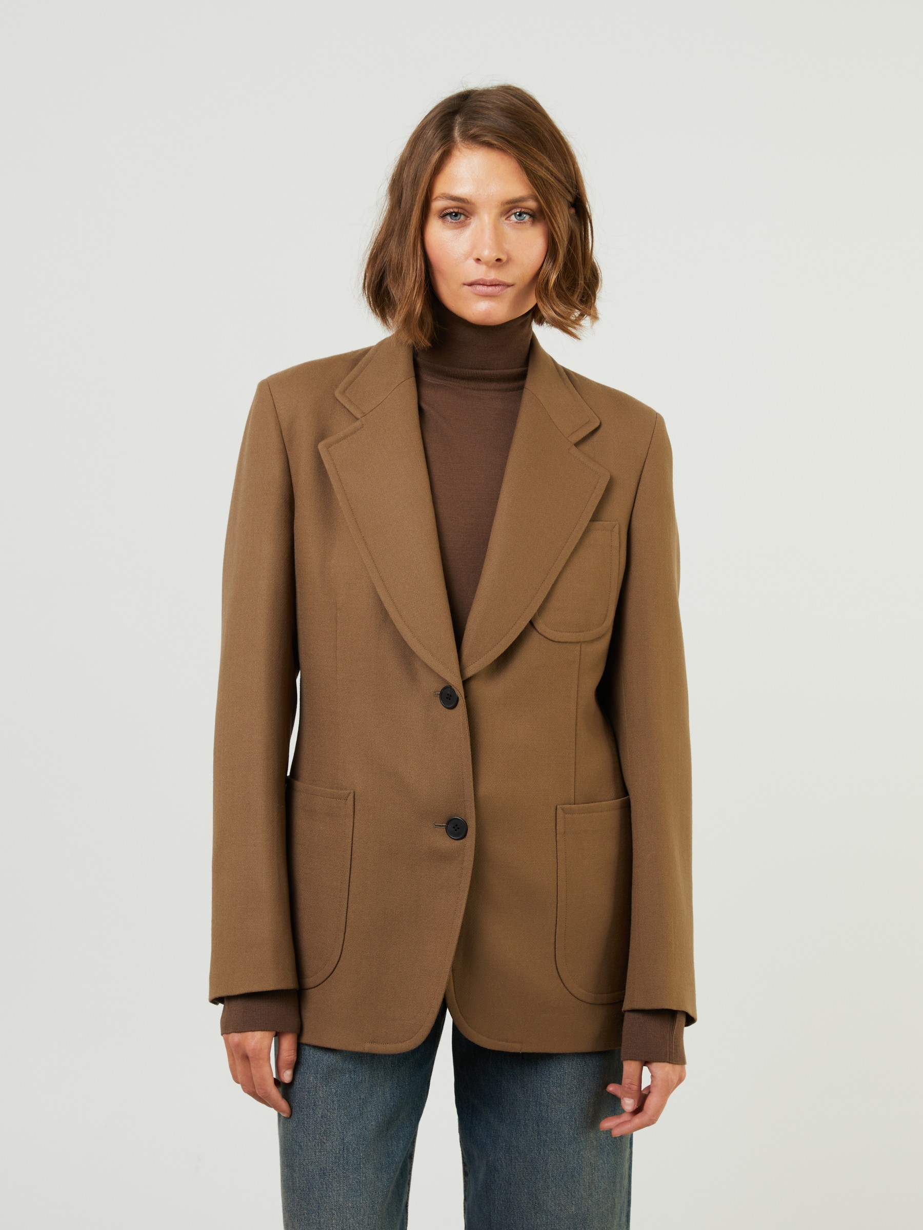 The Row Blazer Milto Mittelbraun Blazer