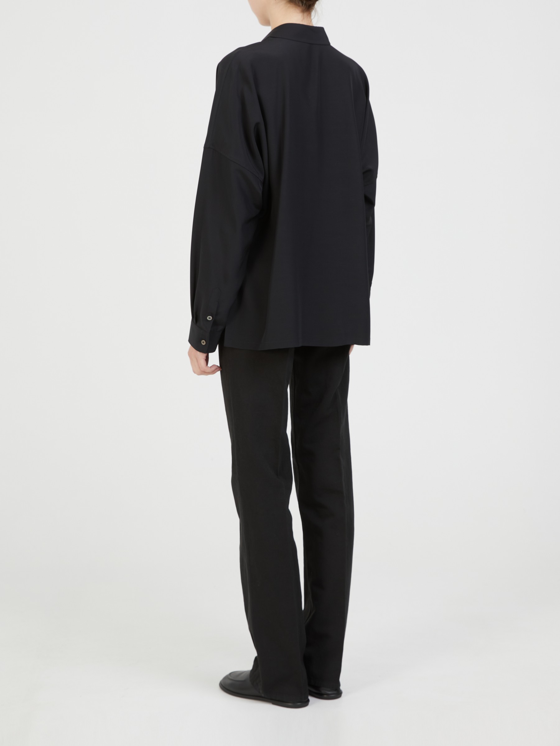 The Row Silk Blouse Concetta Black The Row