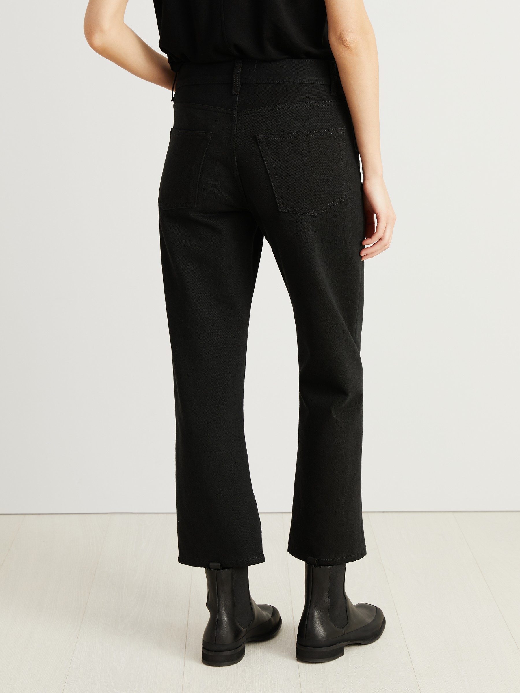 The Row Flared leg jeans Lesley in black The Row