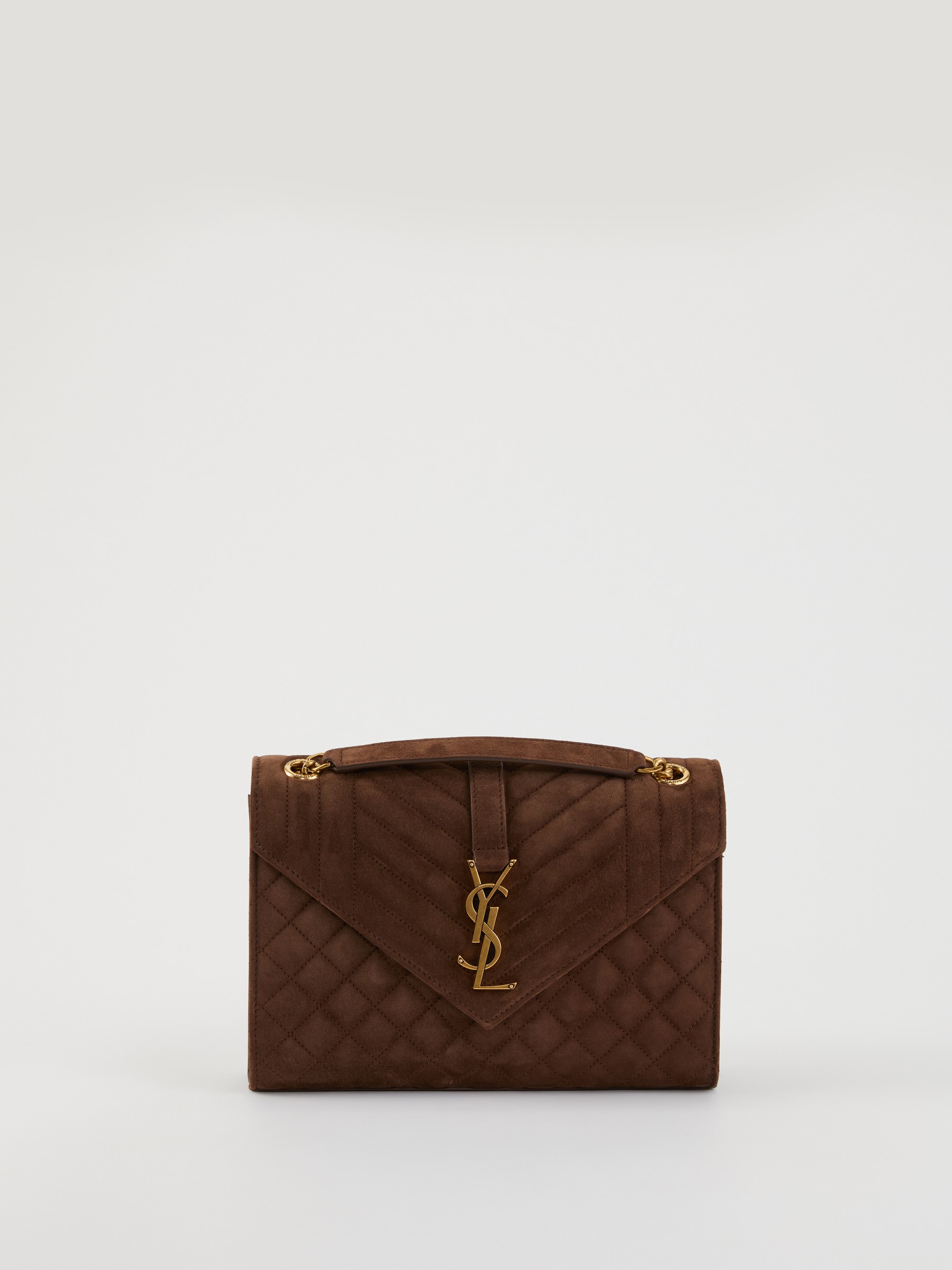 Saint Laurent Medium Envelope Matelassé Shoulder Bag