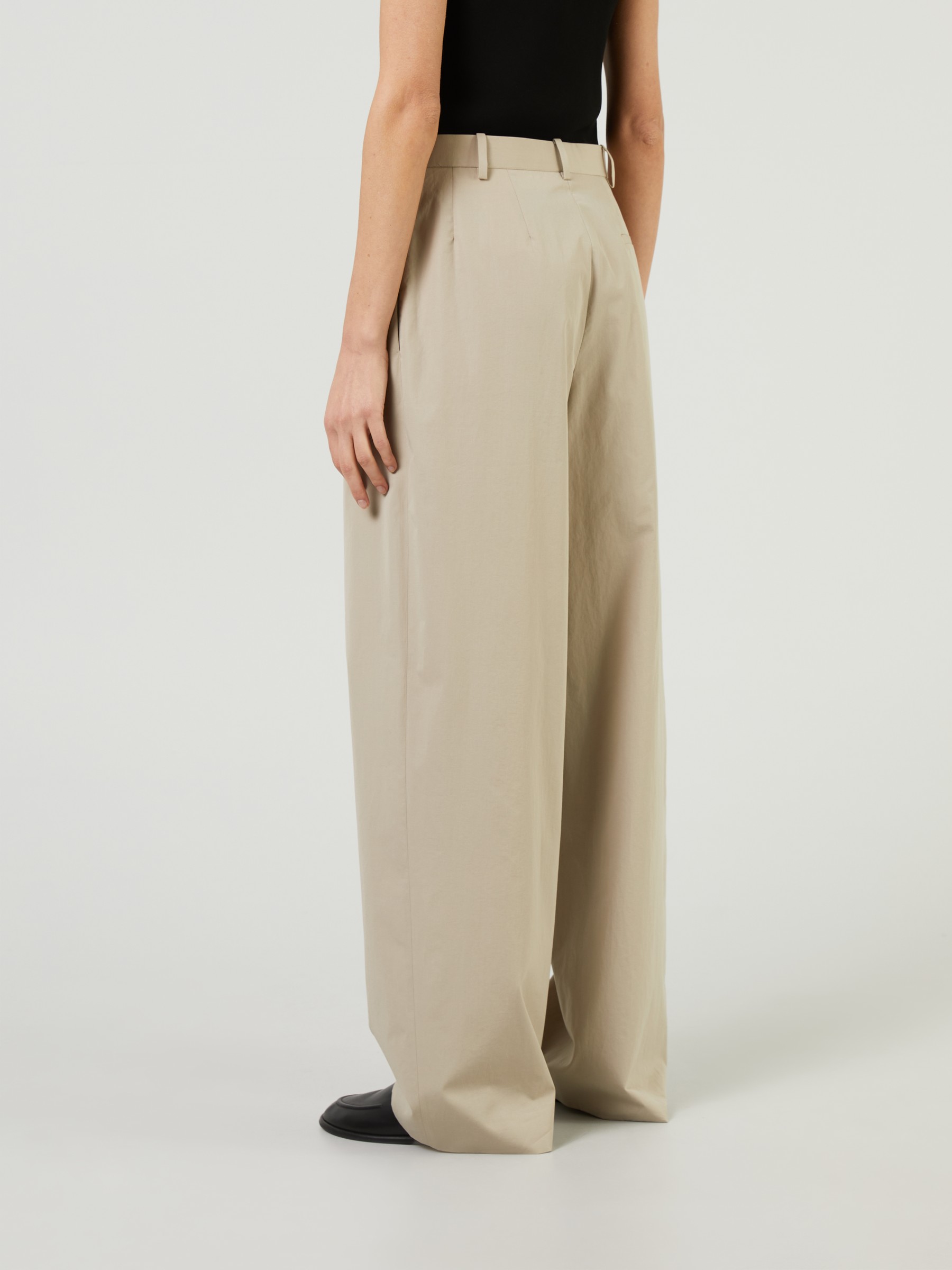 The Row Fabric Pants Bufus Beige Slacks